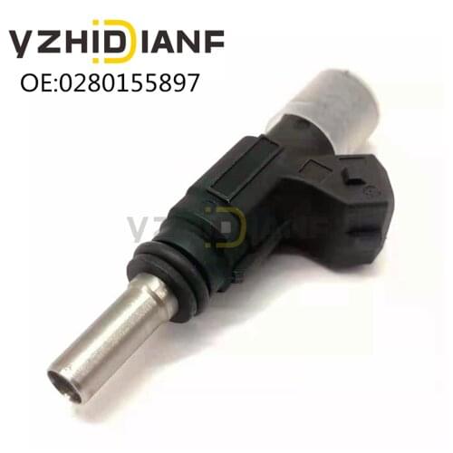4PCS 0280155897 Brand New Fuel Injector nozzle For Audi- Porsche- Volkswagen- 3.2L V6 04-06 Jetta- Golf- 1.8L Turbo- 06A906031S