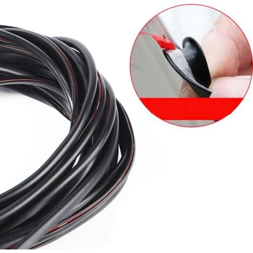 5 m Anti-Collision Lane Protection Door Ribbons Rubber Edge Gates Locks Side Protector Sticker for Audi A-series C-series S-seri