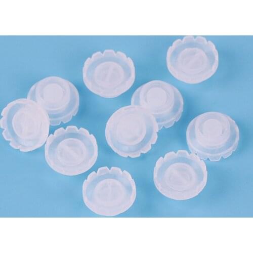 50pcs Individual Eyelash Glue Holder Grafting Eyelashes Quick Blossom Cup Ring Eyelash Extension Adhesive Stand 775