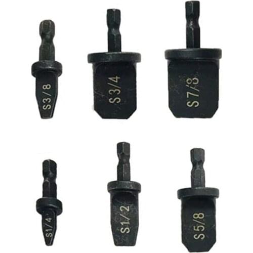 6pcs Hexagonal Handle Tube Pipes Expander Utility Tool Swaging Tools Air Conditioner Conditioning Copper Pipes Expand