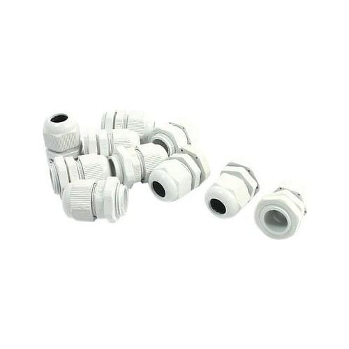 White Nylon Waterproof Plastic waterproof connector PG42 PG48 Glands Connector Cable