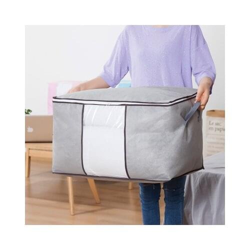Hot Sale Thickened Non-woven Quilt Storage Bag Family Storage Organization Travel Bag Home Storage Quilt Bag