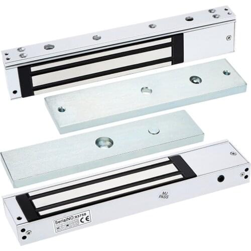 HFSECURITY DC12V 280KG Single Door Electric Lock For Door Magnetic Electromagnetic Lock Holding Force For Access Control System