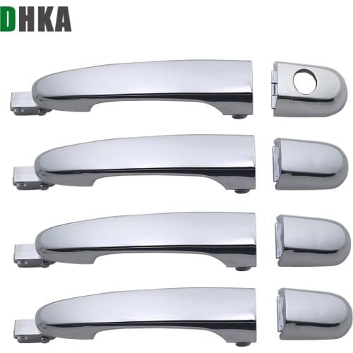 DHKA CHROME EXTERIOR DOOR HANDLE For KIA Sportage EX 2005 2006 2007 2008 2009 -2010 OEM: FR:82661-1F00000 FL:82651-1F00000 R