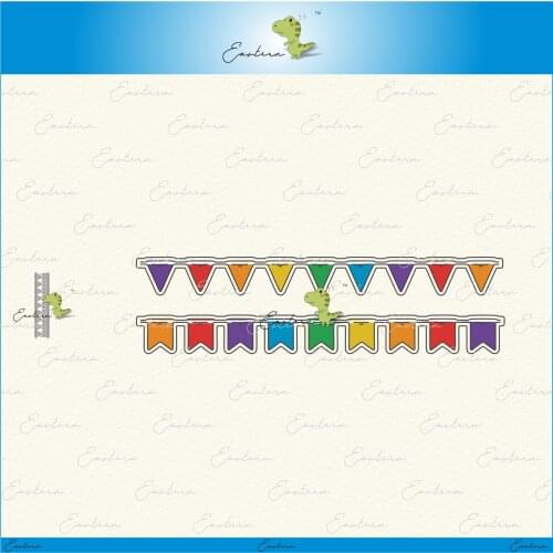 Beautiful Bunting metal cutting dies 2021 new diy molds Scrapbooking Paper Making die cuts crafts