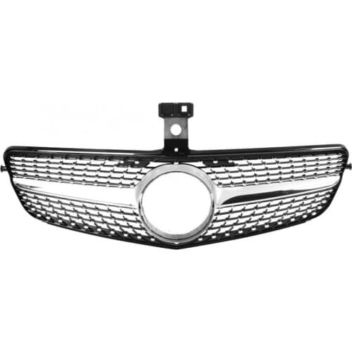 Hot Sell Front Bumper Grille Mesh Styling Fits for Mercedes Benz W204 C-Class 2008 2009 2010 2011 2012 2013 2014 Car Accessories