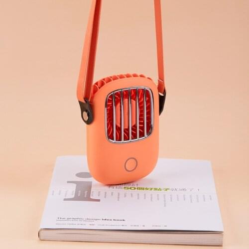 Mini usb neck fan Neck Fans Adjustable Hanging Neck Cooling Fan USB Charging Air Cooler for Home School Office Use
