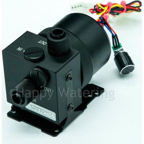 10W 12VDC 600L/H Flow Mini Water Pump with 4M Lift Professional Water Cooling Pump Speed Adjustable