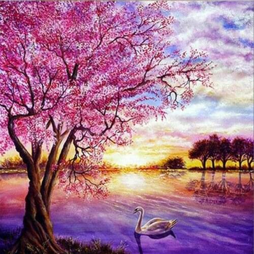 New Home Decoration Dark Night Eternity Romantic Trees Valentine Gift Diamond Painting Tools