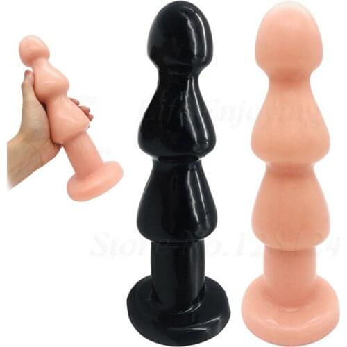 New Flexible Big Dildo Anus Backyard Beads Anal Balls Anal Plug Prostata Massage Dildo Butt Plug Adult Sex Toy for Woman Men Gay