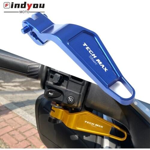 2020 New logo ''Tech Max Tmax'' For YAMAHA Tmax Tech Max TMAX 560 TMAX560 2019-2020 Motorcycle CNC brake Parking lever