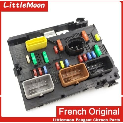 Brand New Genuine Fuse Box Unit Assembly BSM L04=L11 6500FH 9664055780 9664055580 For Peugeot 207 307 Citroen C4 C5 Triumph