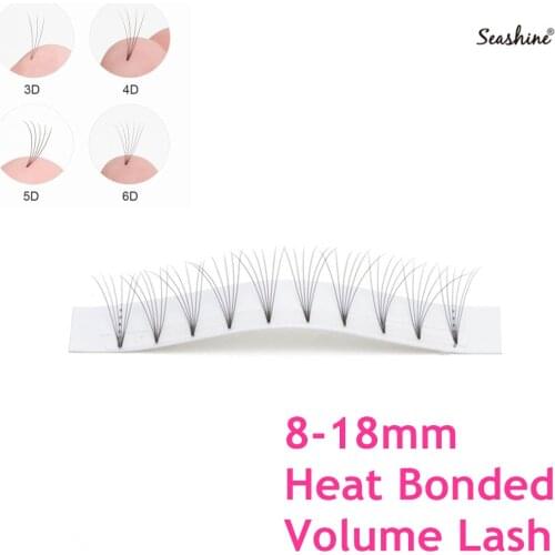 Volume Eyelash Extension 1 Tray 12 Rows Short Stem Premade Fans Business Name Premade Volume Fans Lash Tray Individual Eyelash