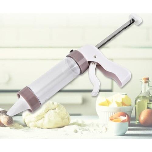 Manual Cookie Gun Embossing Extruder Butter Embosser Baking Tool