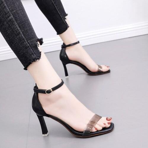 Sandalias verano 2020 low heel shoes platform heels party shoes sandals for girls pumps feathers sandals high heel LJA979