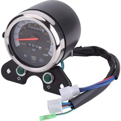 Universal Motorcycle Dual Oeter Speeeter Meter Gear Digital Display