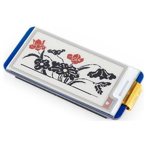 E-Ink Display HAT For Official Raspberry Pi 212x104 2.13inch Three-Color SPI Interface