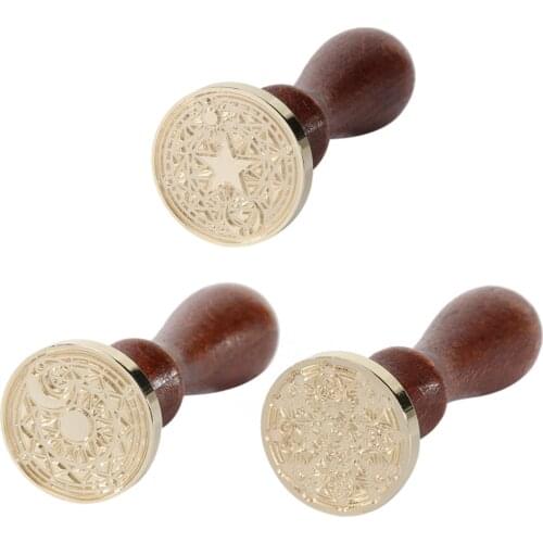 Retro Magic Array Style Wax Seal Stamp Fire Painting Stamping Envelope Card Wax Scrapbooking Stamps Wedding Decorative