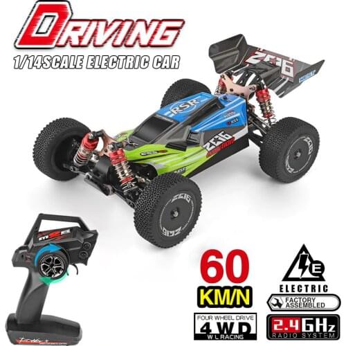 High Quality Wltoys 144001 1/14 2.4G Remote Control RC Car 4WD High Speed Racing Vehicle Models 60km/h Children Gift Toys