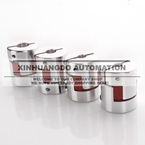 4pcs Aluminium Plum Flexible Shaft Coupling D25 L30 8X10mm Motor Connector Flexible Coupler 8mm To 10mm