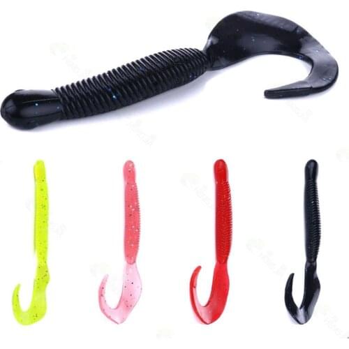 6PCS Soft Fishing Lures 12cm 9.2g Artificial Baits Wobblers Soft Lures Carp Silicone Fishing Soft Baits Tackle