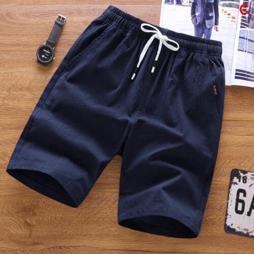 Casual Pants Cotton Short Pants New 4Xl 2021 Summer Mens Shorts Casual Loose Cropped Trousers Sports Shorts Loose Knit Straight
