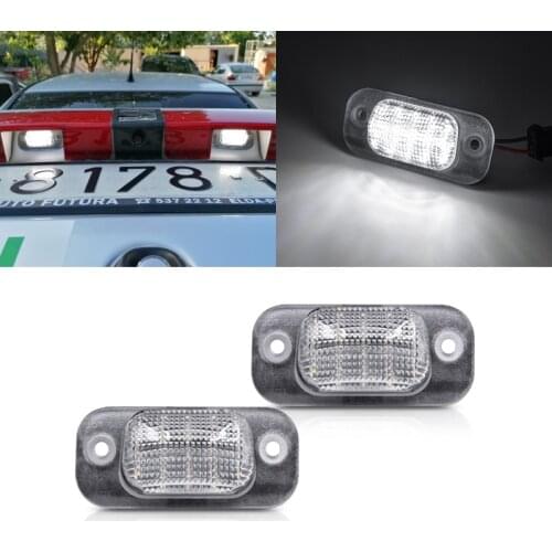 For VW Polo 3 Classic Variant Golf 3 1H1 GTI R32 For Seat Ibiza 6K Cordoba 6K White Canbus SMD Led License Plate Light Tail Lamp