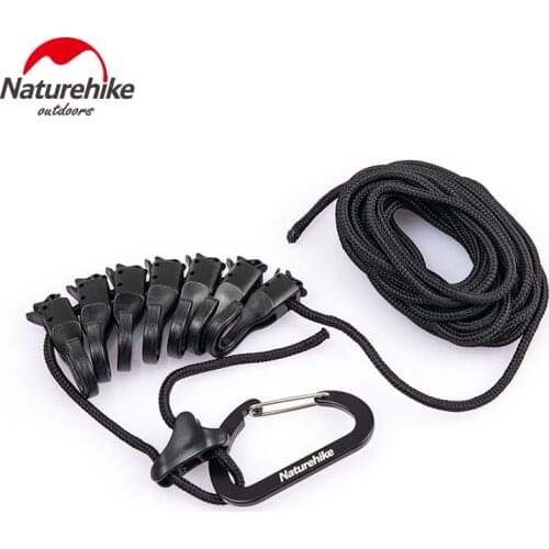 Naturehike Outdoor 4.3M Anti-skid Rope Hanging Rope Multipurpose Camping Accessories Clothes line Awning Hanging Rope
