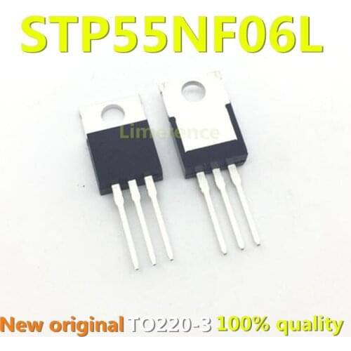 10PCS STP55NF06L TO220 STP55NF06 P55NF06L P55NF06 TO-220 new and original IC Chipset