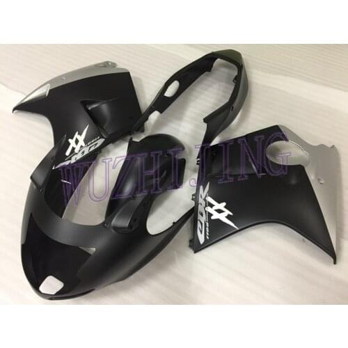 Plastic Fairings CBR 1100 XX 1998 Motorcycle Fairing for Honda Cbr1100XX 1999 Matter Black Silver Fairing CBR1100 XX 1996 - 2005