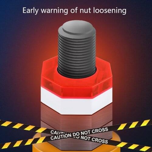 Durable Plastic Tower Crane Bolt Intelligent Warning Nut for Construction Site Warning Alert Nut Device for Site Safety