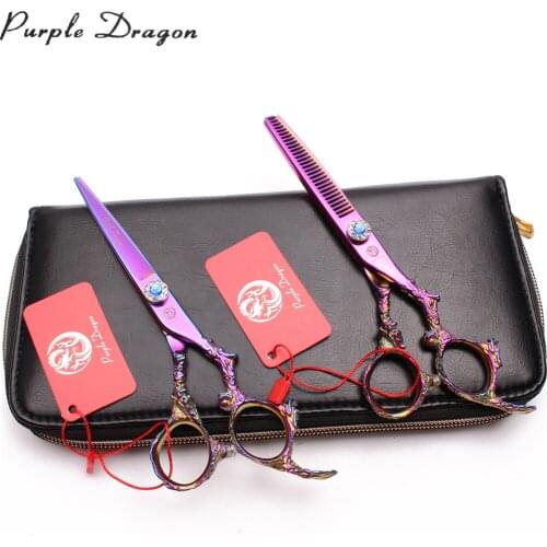 5.5" 6.0" JP 440C Professional Pets Shears Dogs Straight Scissors Thinninng Shears Animal Scissors Puppy Grooming Scissors Z9005