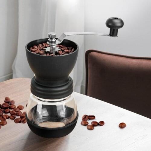 Coffee grinder Mini manual stainless steel Bean grinding machine Storage bottle espresso accessories barista tools