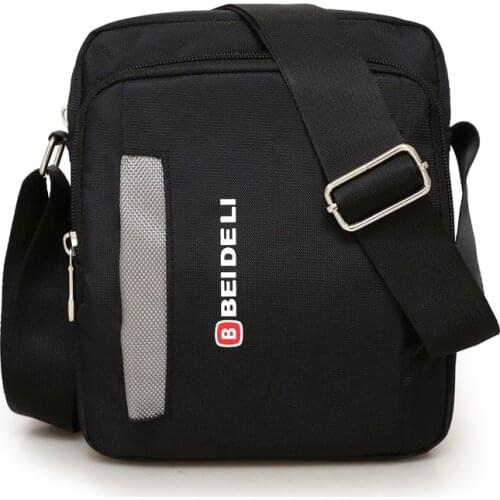 Mens Bag Outdoor Leisure Sports Waterproof Oxford Bag Single Shoulder Messenger Canvas Bag Crossbody Bag Small Bag Shoulder Bag