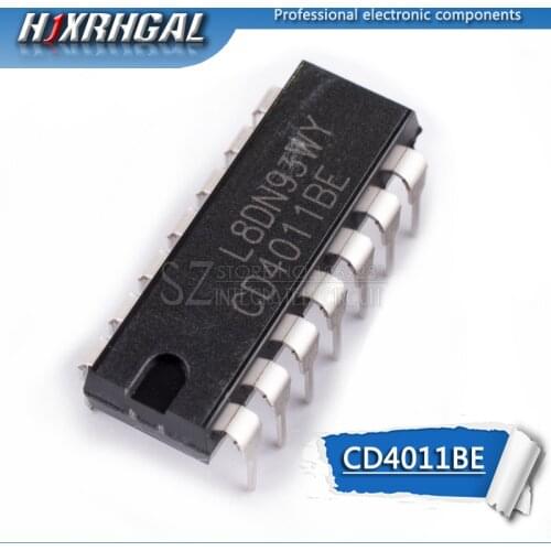 1pcs CD4011BE DIP14 CD4011 DIP 4011