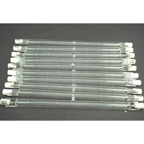 10Pcs 1500 WATT Halogen J-Type 220 - 240V 1000W 254mm Linear T3 R7S Quartz Lamp