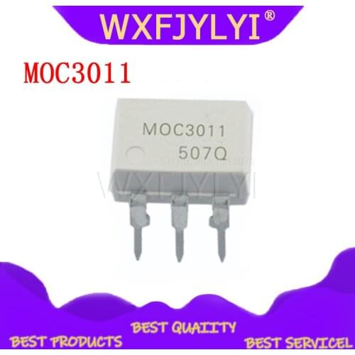 10PCS/lot MOC3011 DIP6 upright photoelectric coupling 100% good