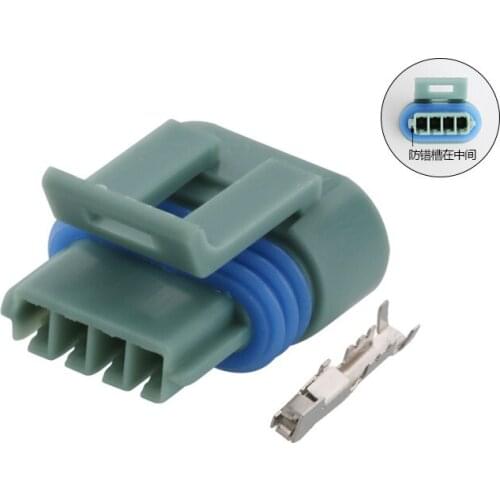 10pcs/lot 4 Pin For Delphi Female Waterproof Automotive Wire Harness Connector 12162833 12162834 Mass Air Flow Sensor