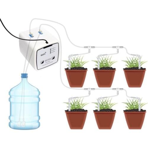 Automatic Drip Irrigation System Plant Timing Self Watering Device WIFI Connection Mobile APP Control Garden Drippers Kits