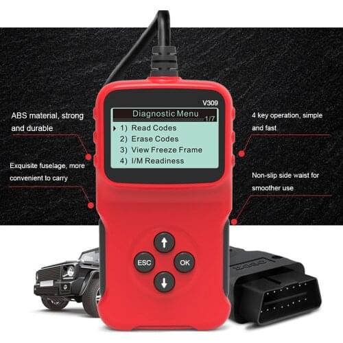 Car Fault Detector Car Diagnostic Tool Code Reading Card ELM327 V309 OBD 2 OBDII Car Auto Diagnostic Tool Interface Scanner