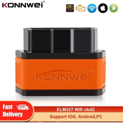 KONNWEI ELM327 Wifi iCar2 obd2 Scanner icar pro elm 327 V1.5 obd2 pic18f25k80 Chip Auto Diagnostic Tool for Android Code Reader