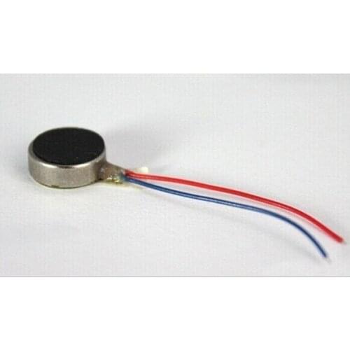 Free shipping 10 pieces Pancake Vibrating Cell Phone Pager 3V Coin Motor length 12mm thickness 2.7mm 12 * 2.7mm vibrator