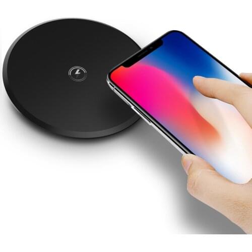 Qi Wireless Charger for iPhone X/XS Max XR 8 8 Plus Visible Fast Wireless Charging pad for Samsung S8 S9/S9+ Note 9 8