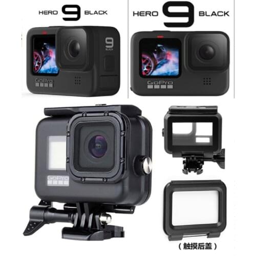 Underwater Waterproof Housing Case for GoPro Hero 9 Black Camera Diving Protective Dive Cover for Go Pro 9 Accessories