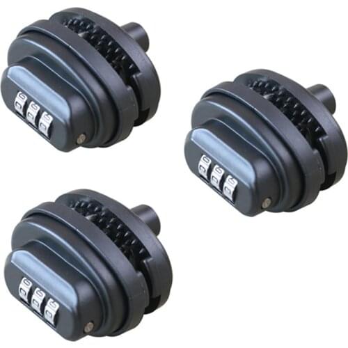 3pcs/set Digital Combination Trigger Lock Gun Lock Pistol Lock 3 Packs, Black
