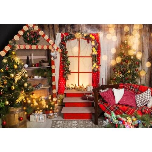 Decoration Christmas background photography vinyl Child portrait photo backdrops for photo Studio accessories fotografia LV-2505