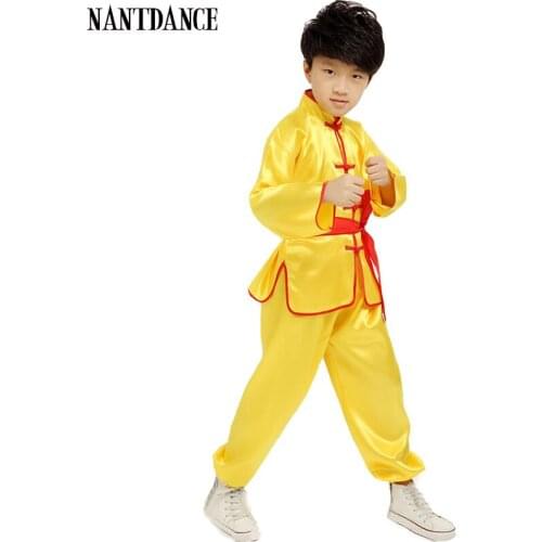 Children Child Kids Boy Chinese Traditional Clothing China Kungfu Suit Kung Fu Uniform For Boy Costumes Kungfu Uniforms