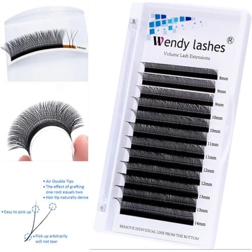 Individual Lashes Premade Volume Fans YY Shape Eyelash Extensions Faux Mink Soft Lash Extension de cils Makeup Tools