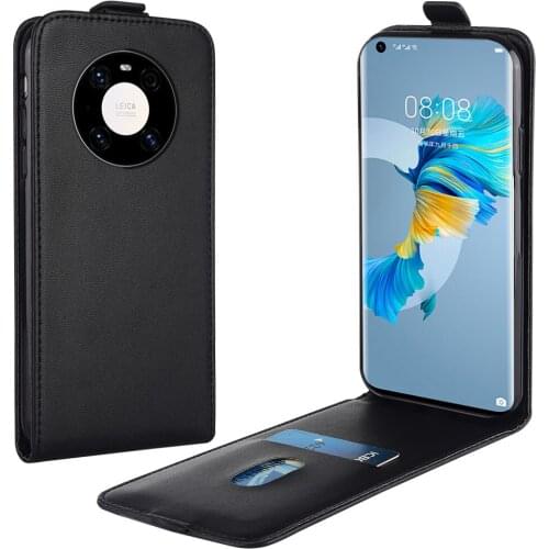 Flip Up and Down Leather Case for Huawei Mate 40E LIO-AL00 OCE-AN50 6.5'' Vertical Cover for Mate 40E 40e Case Phone Bag