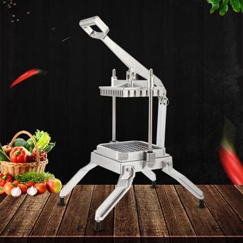 Multi-function Vegetable Fruit Cutter Manual lettuce cutting dicing machine Stainless steel dicer Food Commercial processor